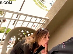 Leie, Blondine, Geschnappt, Schwanz, Hardcore, Hd, Im freien, Öffentlich