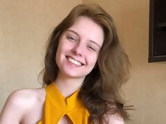 Blond, Gapende, Masturbatie, Slipje, Mager, Alleen, Tiener, Tieten likken