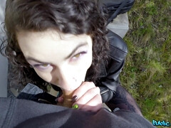 Arsch, Blasen, Braunhaarige, Schwanz, Natürlichen titten, Piercing, Pov, Socken