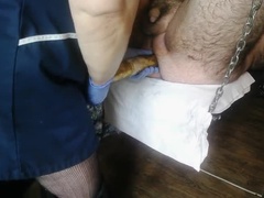 アナル, ぽっちゃり, 緊縛, イギリス人, 女, フィストファック, 奴隷, おもちゃ