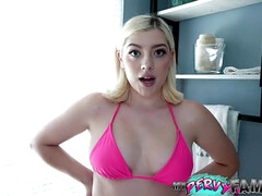 Tussi, Grosser arsch, Grosser schwanz, Grosse titten, Blondine, Blasen, Realität, Jungendliche (18+)