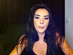 素人, 美女, デカパイ, 茶髪の, フェティッシュ, 一人, オッパイの, ウェブカメラ