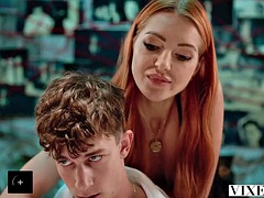 VIXEN Bad Girls Little Dragon  Katrina Colt Take Turns Using Parkers Huge Cock