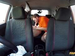 フェラチオ, 車, チェコ, ヨーロピアン, なめる, 自然山雀, アウトドア, オマンコ