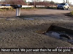 Leie, Blondine, Tschechisch, Im freien, Öffentlich