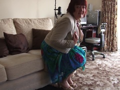 Masturbatie, Rijpe lesbienne, Alleen, Speelgoed