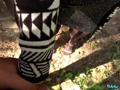 Grote lul, Hardcore, Geld, Buiten, Openbaar, Roodharige vrouw, Mager, Tiener