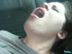 Amateur, Mamada, Al aire libre, Público, Ruso, Mojado