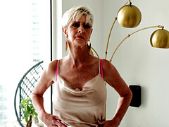 Klietelaar, Sperma, Man die toekijkt, Masturbatie, Rijpe lesbienne, Doordringend, Alleen, Vrouw