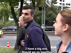 Leie, Tussi, Blondine, Blasen, Flotter vierer, Realität, Russisch, Sauna