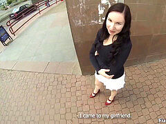 Amateur, Sucer une bite, Lunettes, De plein air, Adolescente