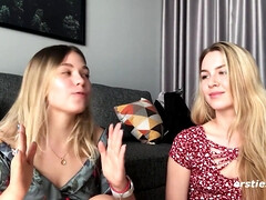 素人, 美女, ブロンド, Hd, 自家製, キス, レズビアン, なめる