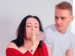 お尻, フェラチオ, バック, 手コキする, なめる, オマンコ, ティーン, オッパイの