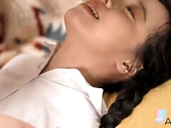 Aziatisch, Vriendje, Chinees, Hd, Likken, Tiener, Tieten likken, Nat