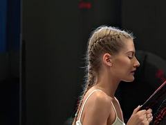 Blondine, Europäisch, Sporthalle, Behaart, Hardcore, Lecken, Pornostars, Rasiert