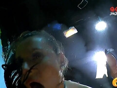 In den arsch, Grosser arsch, Grosse titten, Blasen, Braunhaarige, Schwanz, Milf, Ablutschen