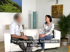 A russian, a german and 2 czech females walk into a audition agents office ... fake agent