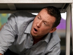 アナル, デカパイ, 手コキする, レザー, ピアス, コキ, シーメール, ショートヘア