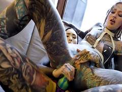 Красотки, Пальцем, Лесбиянка, Лизание, Киски, Страпон