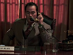 Bisexuelle, Blonde, Fétiche, Groupe, Lingerie, Bureau, Nénés, Rétro ancien