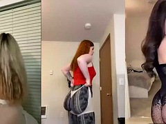 Tussi, Schwarz, Blasen, Kompilation, Schwarz, Masturbation, Milf, Pov