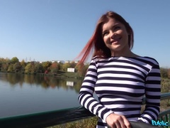 Amateur, Américain, Queue, En levrette, Robe, Faciale, Pov, Public