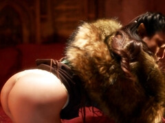 69, 黒人, バック, なめる, 裸, スパンキング, タトゥー, オッパイの