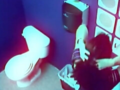 Amateur, Doigter, Hd, Public, Solo, Nénés, Toilettes, Uniforme