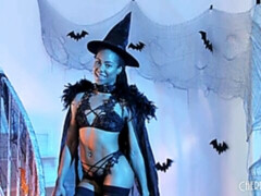 Amateur, Gros cul, Noir ébène, Doigter, Lingerie, Masturbation, Solo, Jarretelles