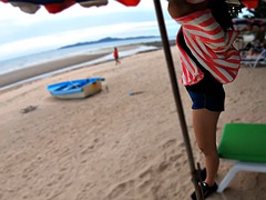 Asiatisch, Strand, Grosser schwanz, Freundin, Hardcore, Pov, Swingers, Titten