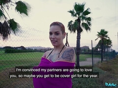 Plage, Blonde, Européenne, Faciale, Branlette thaïlandaise, Piercing, Public, Nénés