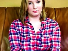 Chubby blonde babe is willing to get the creampie