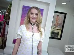 Anal, Gros cul, Blonde, Sucer une bite, Éjaculer dans la bouche, Gorge profonde, Faciale, Rugueux