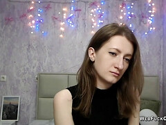 Leie, Tussi, Braunhaarige, Hardcore, Hd, Selbstgemacht, Solo, Netzkamera