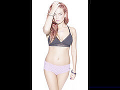 Amerikaans, Badpak, Beroemdheid, Europees, Ondergoed, Orgasme, Roodharige vrouw