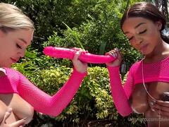 Culo, Belleza, Rubia, Ébano, Interracial, Lesbiana, Coño, Mojado