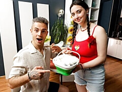 18, デカ尻, デカチン, フェラチオ, バック, 自然山雀, ティーン, オッパイの