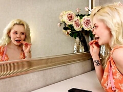 Hembra, Masturbación, Natural, Coño, Afeitado, Solo, Adolescente, Tetas