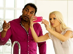 Schwarz, Blondine, Blasen, Handjob, Interrassisch, Lecken, Milf, Rasiert