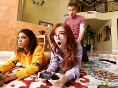 お尻, カワイイ, バック, レズビアン, オーガズム, オマンコ, ティーン, 三人