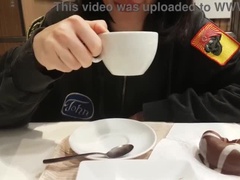 Enthousiasteling, Vrouw, Huisgemaakt, Japaans, Orgasme, Openbaar
