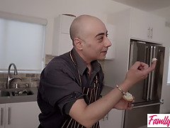 ブロンド, エロ熟女, 女 人男 人, 淫乱熟女, 母, ハメ撮り, 義母, 三人