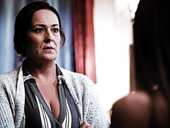 Arsch, Grosser arsch, Blasen, Braunhaarige, Frau frau mann, Jungendliche (18+), Flotter dreier, Titten