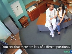 Amateur, Sucer une bite, Léchez, Infirmière, Bureau, Chatte, Uniforme, Voyeur