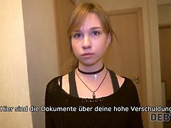 18, ズームショット, Hd, 自家製, お金, ラフ, ロシア人, ティーン