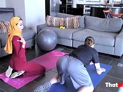 Muslim milf keeps her figure fir and her trainer takes advantage- Anissa Kate