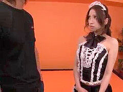 Jizz shot, fellatio, maid