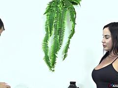 アナル, デカチン, デカパイ, 茶髪の, Hd, ラティーナ, 熟年, 淫乱熟女
