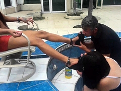 Группа, Хд, Белье, На природе, Молоденькие, Втроем