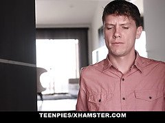 Allie Nicole craves Rion King's big dick while he's away, then gets filled with his hot load